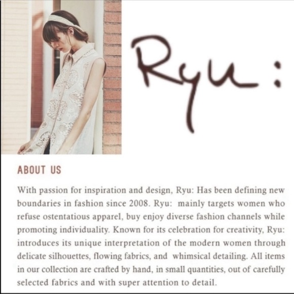 🤎1️⃣LEFT🤎New Boutique Brand Ryu Floral And Lace Top With Split Back - Picture 11 of 14